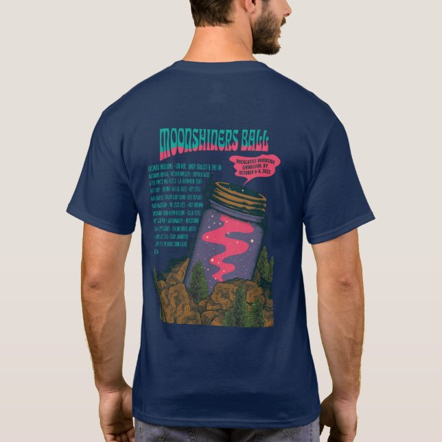 Moonshiner's Boll 2022 Line-Up T-Shirt (Baksida)