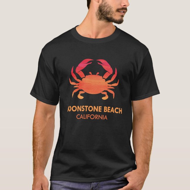 Moonstone Beach California Souvenir T Shirt (Framsida)