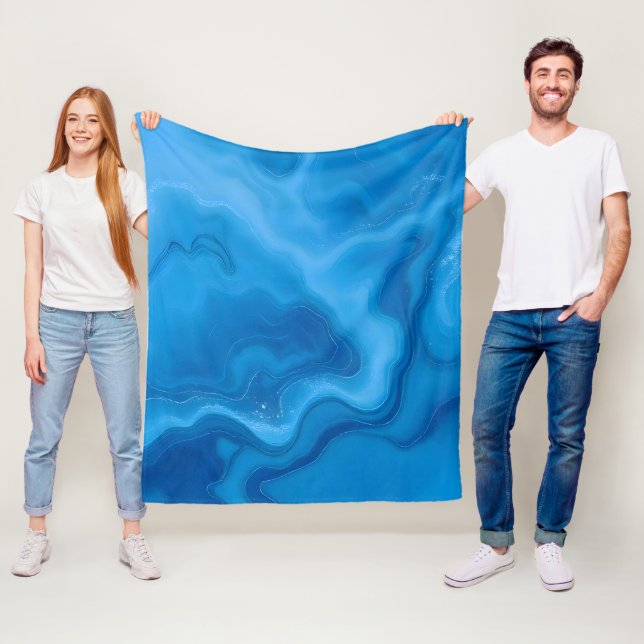 Moonstone Blue Fleecefilt (På plats)