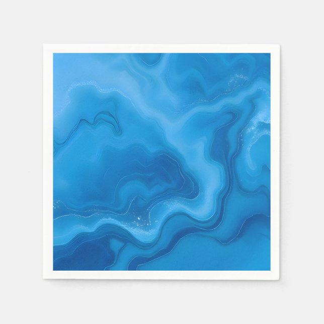 Moonstone Blue Pappersservett (Framsidan)