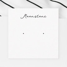 Moonstone Earring Jewelry Visning Card
