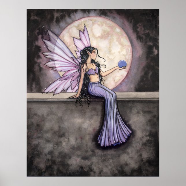 Moonstone Fairy Poster av Molly Harrison (Framsidan)