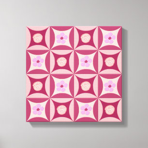 MoonStone Ro och Cherry Flower i dörren Canvastryck