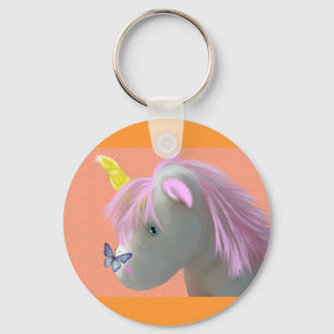 Moonstone unicornen nyckelring