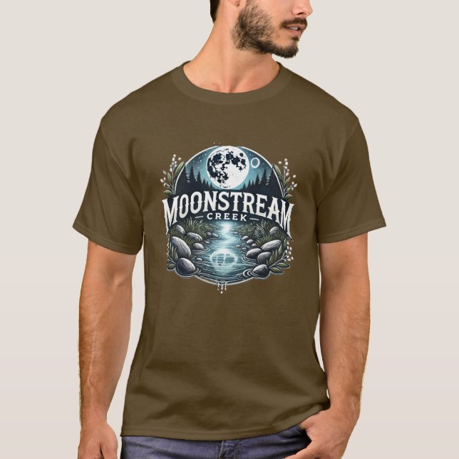 Moonstream Creek Natursköjd T-Shirt (Framsida)