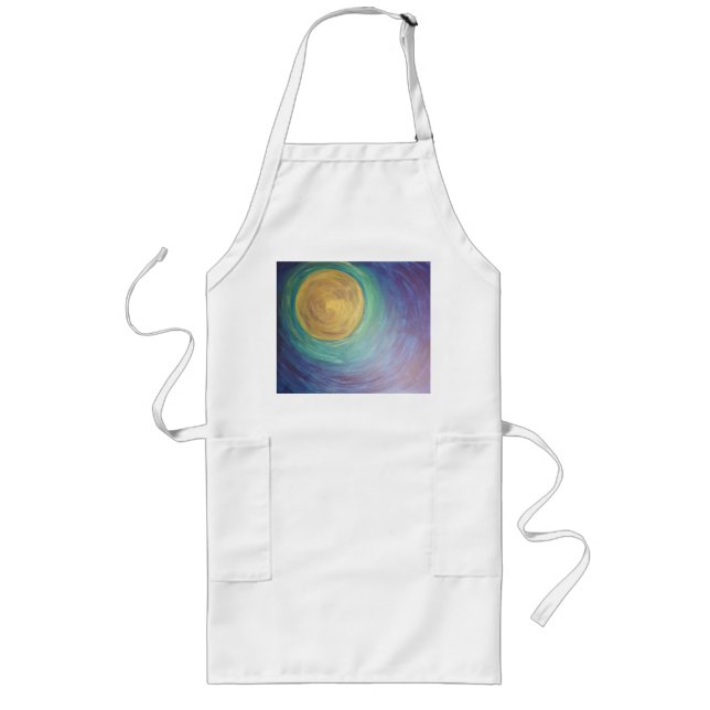 Moonstudio - Logotyp Art Apron Långt Förkläde (Framsidan)