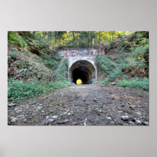 Moonville tunnel, Vinton County, Ohio Poster