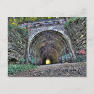 Moonville Tunnel, Vinton County, Ohio Vykort