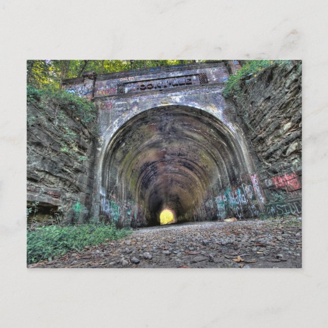 Moonville Tunnel, Vinton County, Ohio Vykort (Framsida)