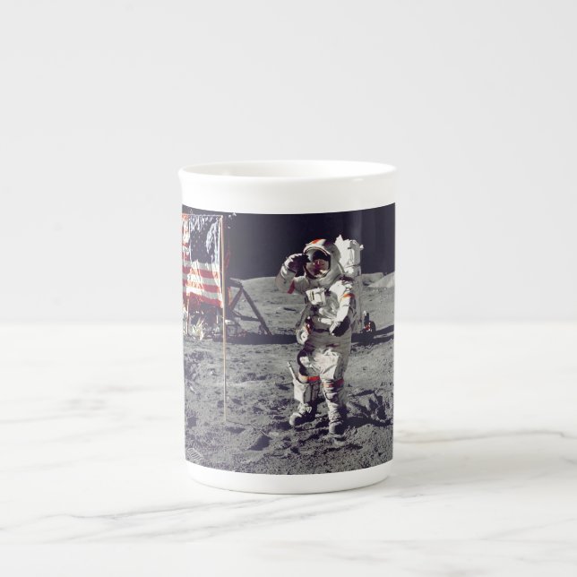Moonwaldo Apollo 17 Benporslin Mugg (Framsidan)