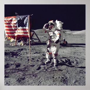 Moonwaldo Apollo 17 Poster