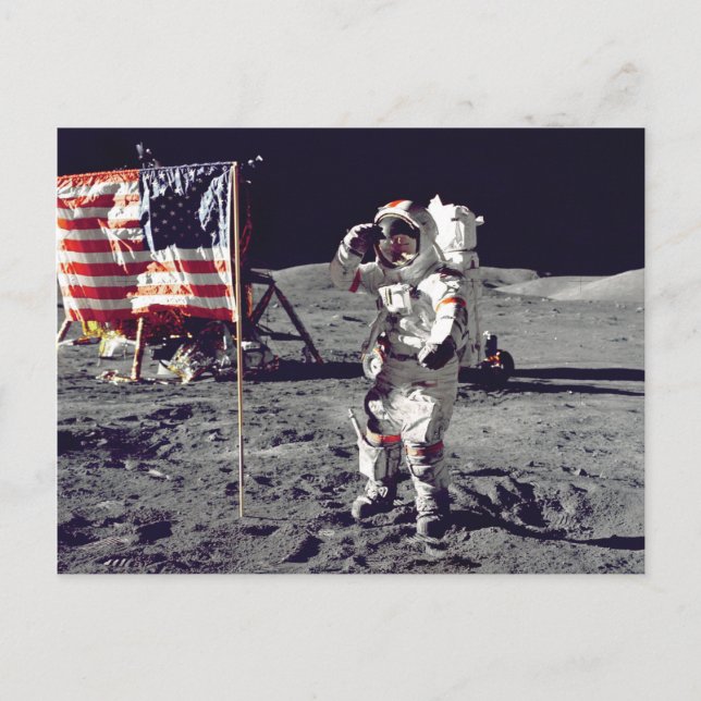 Moonwaldo Apollo 17 Vykort (Framsida)