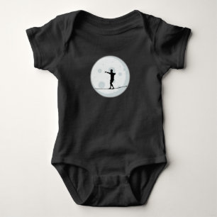 Moonwaldo Slackline Balance Stars Slackling NASA T Shirt