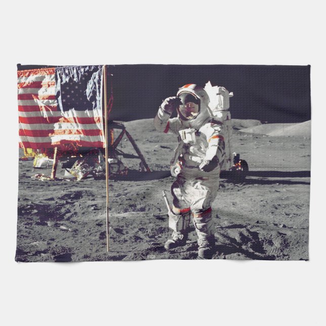 Moonwalk Apollo 17 Kökshandduk (Horisontell)