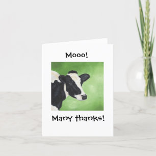 Mooo! Kotack Notecard Tack Kort
