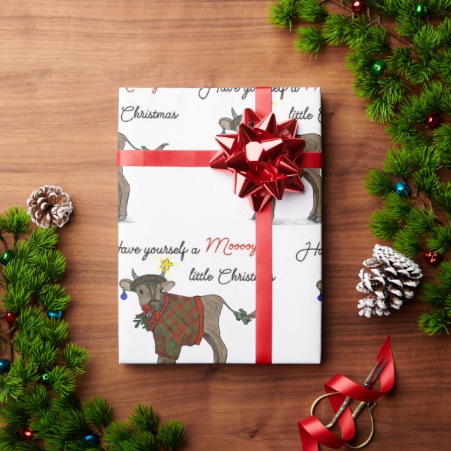 Moooy Christmas Presentpapper (Julgåva)