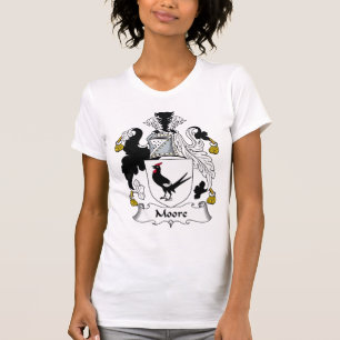 Moore familjvapensköld t-shirt