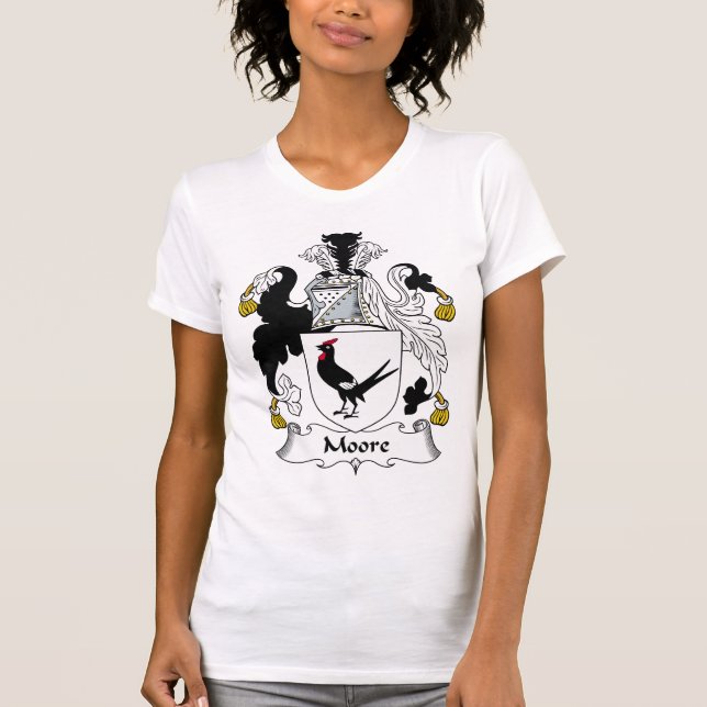 Moore familjvapensköld t-shirt (Framsida)