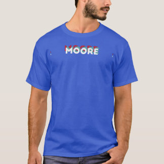 Moore Namn Roligt Namn Moore 80s tema T Shirt