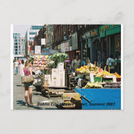 Moore Street Dublin City, Ireland Helgdag Postcard Vykort