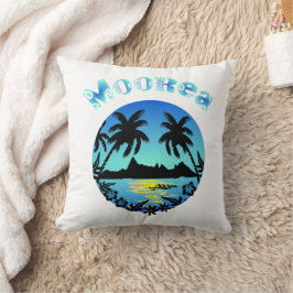 MOOREA (Bleu) Kudde
