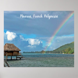 Moorea, Fransk Polynesien Poster