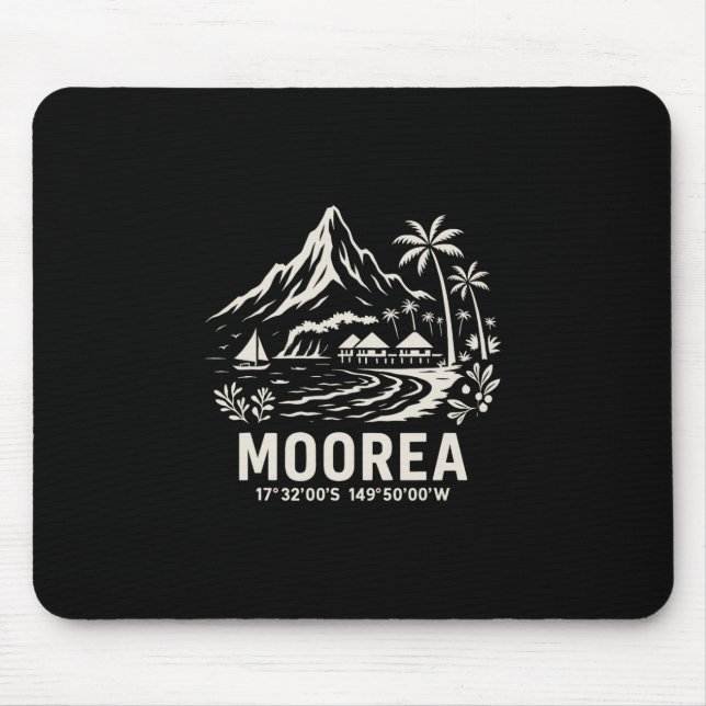 Moorea Island Franska Polynesien Strand Semester  Musmatta (Framsidan)