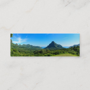 Moorea panoramavisitkort mini visitkort