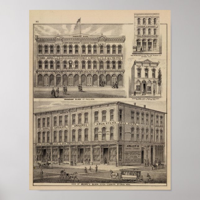 Moores och Wabashaws synpunkter, Minnesota Poster (Framsidan)