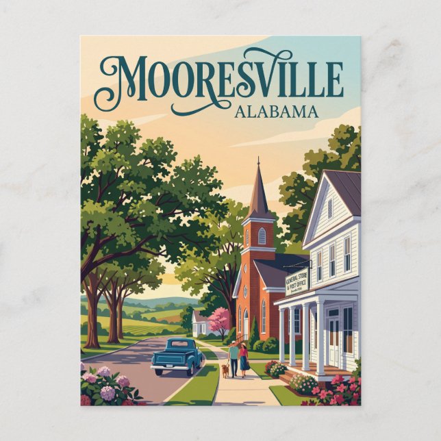 Mooresville, Alabama, USA Vykort (Framsida)