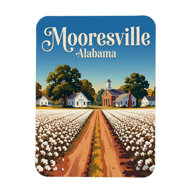 Mooresville USA Magnet (Vertikal)