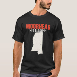 Moorhead Mississippi USA State America Travel Miss T Shirt