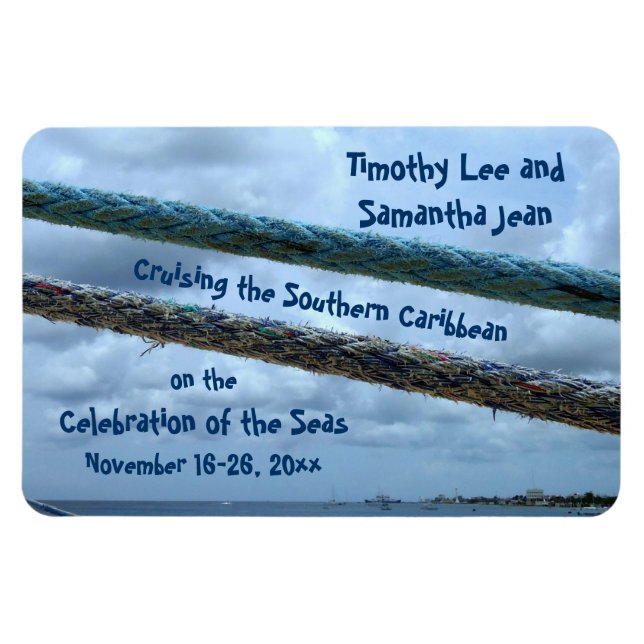 Mooring Linjer Stateroom Door Marker Magnet (Horisontell)