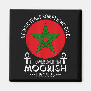 Moorish American Han som fruktar Soing Moors Islam Magnet