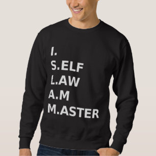 Moorish American I Self Law är Master Lång Ärmad Tröja