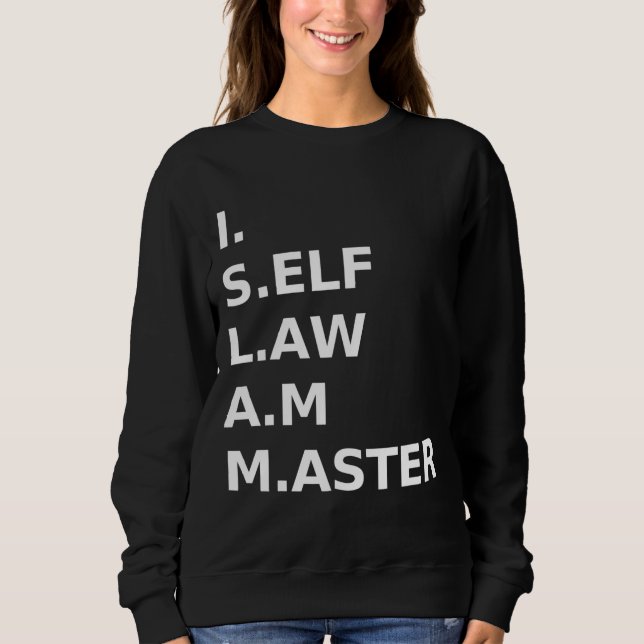 Moorish American I Self Law är Master T Shirt (Framsida)