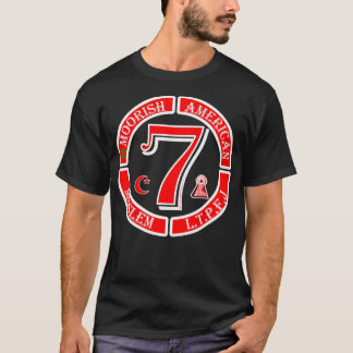 Moorish American Moslem Moor Circle 7 T Shirt