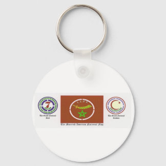 Moorish American Nyckelring