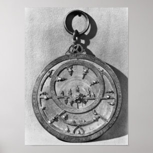 Moorish astrolabe, från Cordoba, 1054 Poster