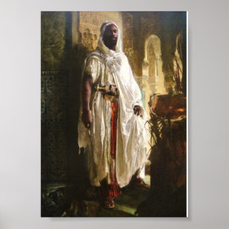 Moorish-chefen av Eduard Charlemont Poster