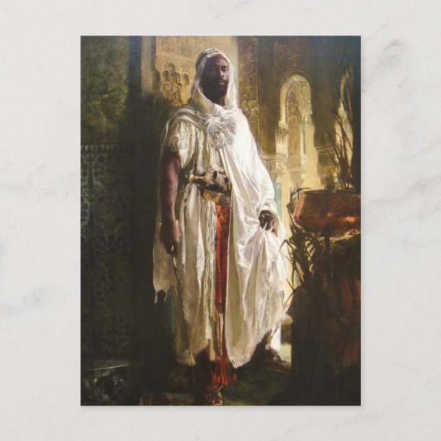 Moorish-chefen Vykort (Framsida)