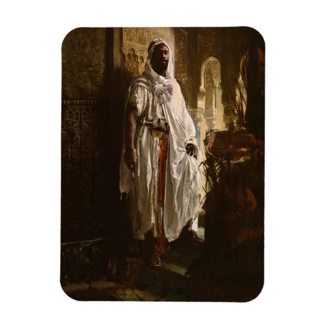 Moorish Chief African Art Magnet (Vertikal)