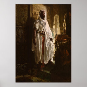 Moorish Chief African Art Poster