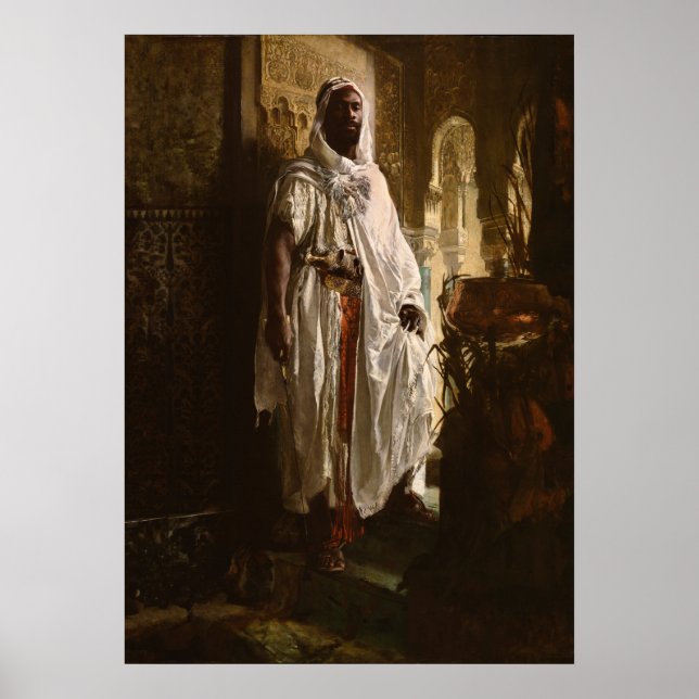 Moorish Chief African Art Poster (Framsidan)