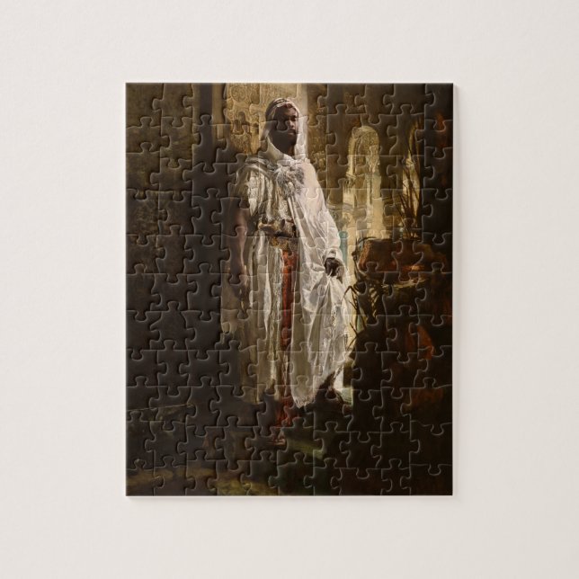 Moorish Chief African Art Pussel (Vertikal)