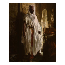 Moorish Chief Glossy Poster