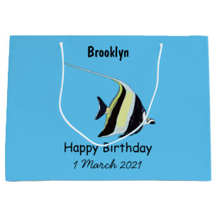 Moorish idol fisk serieillustration