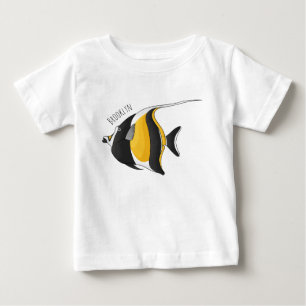 Moorish idol-fiskens tecknad t shirt