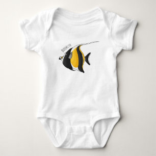 Moorish idol-fiskens tecknad t shirt