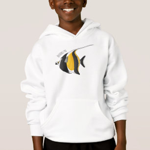 Moorish idol-fiskens tecknad t shirt